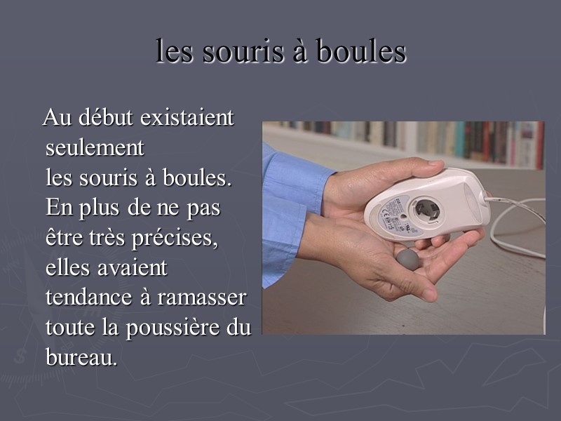 les souris à boules    Au début existaient seulement les souris à